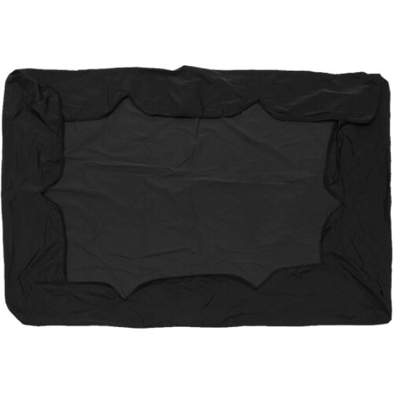 Outdoor Swing Canopy Replacement Cover Black 210D Oxford Top (164x114x15cm)